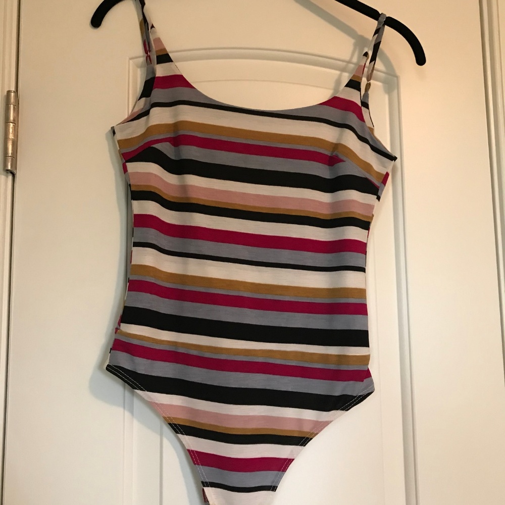 Stripped Body Suit